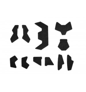 Velcro set for SHC helmet type - Black Velcro set for SHC helmet type - Black